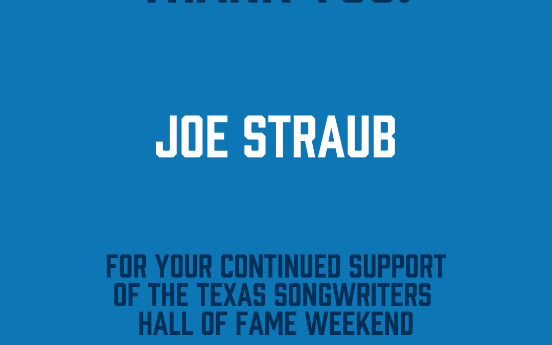 Joe Straub
