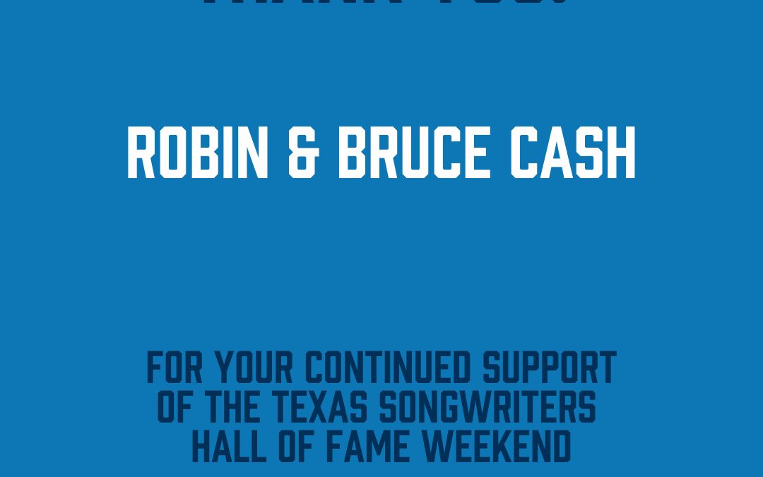 Robin & Bruce Cash